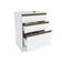 Balcão 3 Gavetas Kappesberg Celeste 100% Mdf Branco 60cm