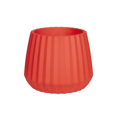 Vaso Cachepot Wave 31cm Argila