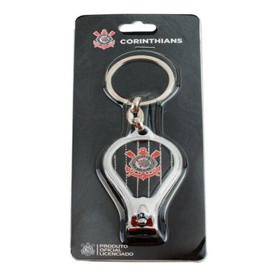 Chaveiro Cortador De Unha Listrado Corinthians Oficial