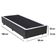Cama Box Solteiro Sintético Sereneprime Cinza 88x188x40