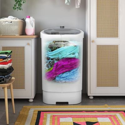 Tanquinho De Lavar Roupa Mueller 20 Kg Semiautomático MLT20B Branco 110V