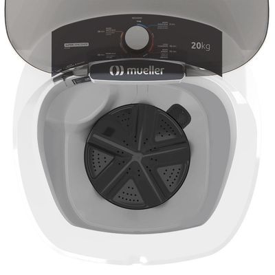 Tanquinho De Lavar Roupa Mueller 20 Kg Semiautomático MLT20B Branco 110V