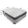 Cama Box Casal Suede + Colchão De Espuma D33 - Sereneprime - 138cm Cinza