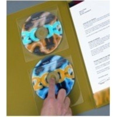 Bolsas Auto Adesivas para Cd com Furo - 127x127mm