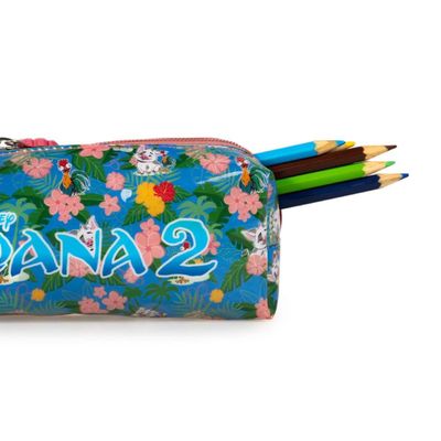 Estojo Escolar Feminino Disney Moana Rosa U / Rosa