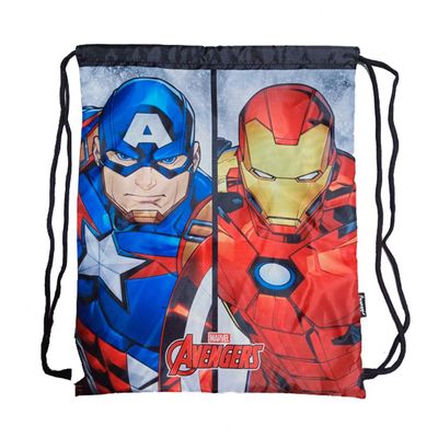 Sacolinha Masculina Marvel Vingadores Preta U / Preto
