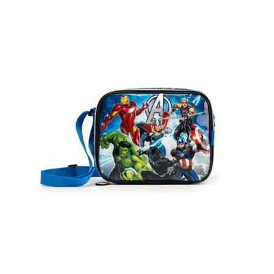 Lancheira Térmica Infantil Masculina Vingadores Azul U / Azul