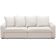 Sofá Retrátil Reclinável Para Sala De Estar Living 195cm Vêneto F04 Bouclê Cru - Lyam Decor