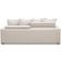 Sofá Retrátil Reclinável Para Sala De Estar Living 195cm Vêneto F04 Bouclê Cru - Lyam Decor