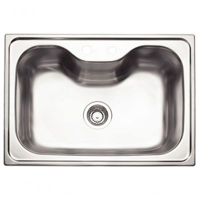 Cuba de Sobrepor 69x49 Cm em Aço Inox com Válvula Tramontina