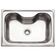 Cuba de Sobrepor 69x49 Cm em Aço Inox com Válvula Tramontina