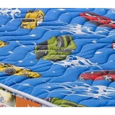 Colchão Berço 1 Lado Plastificado D18 70x12x130 Carros