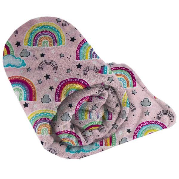 Manta Cobertor Infantil Flannel Le Casa 100% Poliéster Arco-Íris Manta Cobertor Infantil Flannel Le Casa 100% Poliéster Arco-Íris