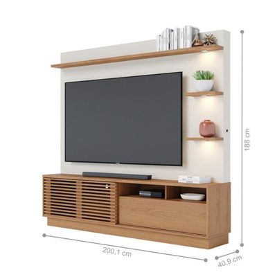Home Para Ate 70 Polegadas Barton Freijo Off-white Matte