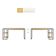 Mesa C/estante Baixa 150x64x75cm Com 02 Prateleiras Snow / Est.preta