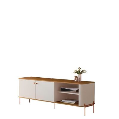 Rack Para 58 Polegadas Olaf Off White Nature Bronze