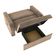 Sofá Cama Com Baú 2 Lugares Raheny Suede Bege