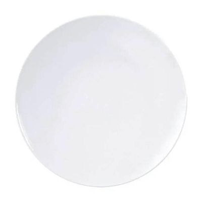 Kit 24 Pratos de Pão Porcelana 16cm Tramontina Sophia Brancos Cupê Restaurantes Cafeterias