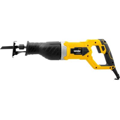 Serra Sabre Elétrica 220V Vonder 28mm 1050W Corte Madeira Metal Plástico Reto Curvo
