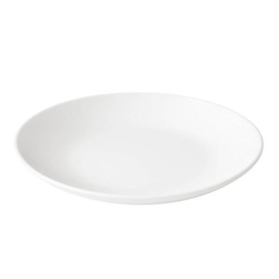 Prato para Sobremesa 18cm Branco Plástico Linha Cozy Servir Petiscos Torta Mousse Coza