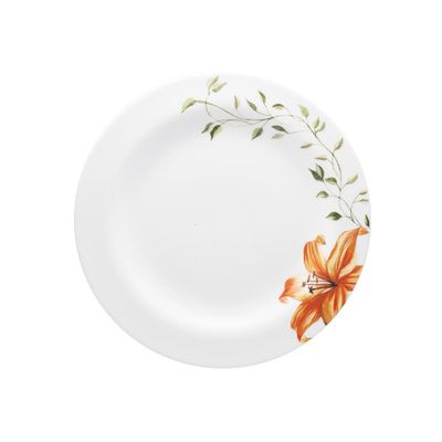 Jogo de pratos sobremesa em porcelana Strauss Fiori 6 peças