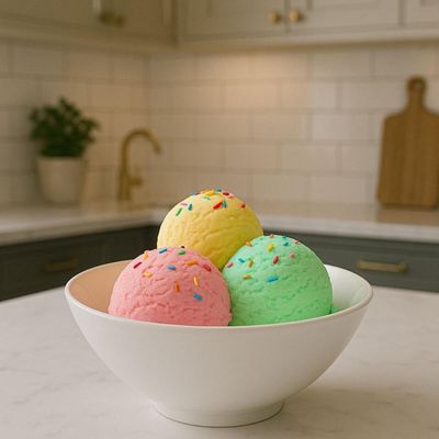 Bowl Plástico 500ml Branco Coza Cumbuca Servir Iogurte Fruta