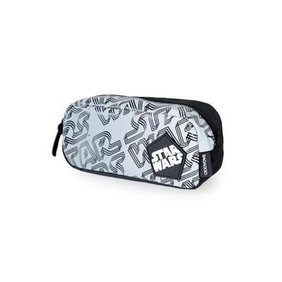Estojo Escolar Masculina Star Wars Nano Cinza U / Cinza