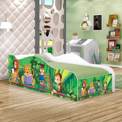Mini Cama Fun Safari E Zoológico