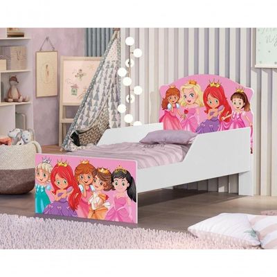Mini Cama Princesas Com Colchão