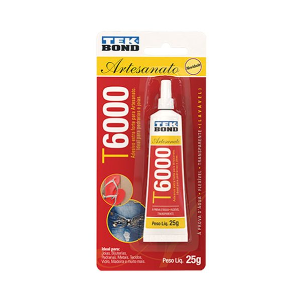 Cola Adesiva para Artesanato T6000 25g