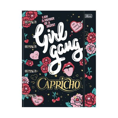 Fichário Tilibra Capricho com Elástico e 80 Folhas