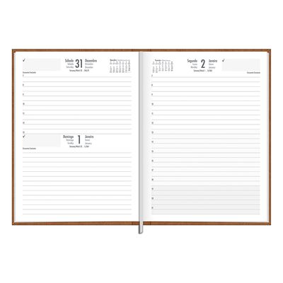 Agenda Executiva Tilibra Costurada Pratika Master Capas Diversas - Item Sortido