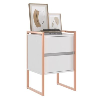 Gaveteiro Industrial 2 Gaveta Keys Branco Cobre