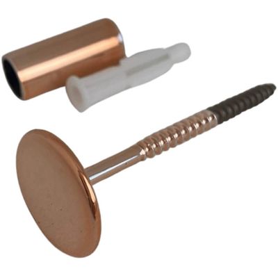 Kit 3 Pinos Ganchos de Parede Metal 3cm Rose Duler Pendurador Espelho Bolsas Casacos