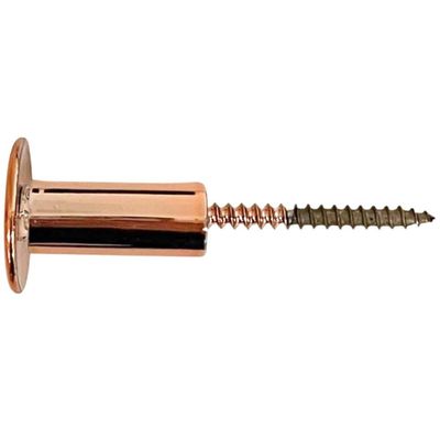 Kit 3 Pinos Ganchos de Parede Metal 3cm Rose Duler Pendurador Espelho Bolsas Casacos