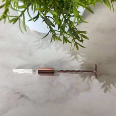Kit 3 Pinos Ganchos de Parede Metal 3cm Rose Duler Pendurador Espelho Bolsas Casacos