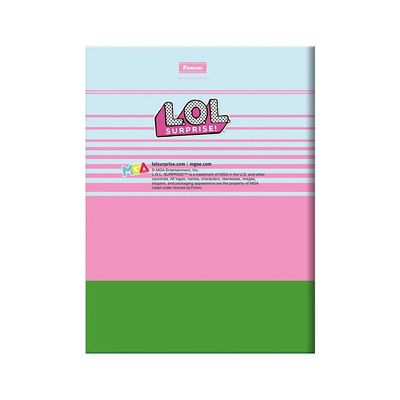 Caderno Foroni Brochura Capa Dura 1/4 LOL 96 Folhas Capas Diversas - Item Sortido