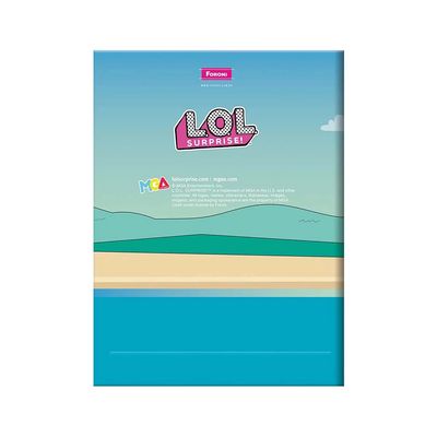 Caderno Foroni Brochura Capa Dura 1/4 LOL 96 Folhas Capas Diversas - Item Sortido