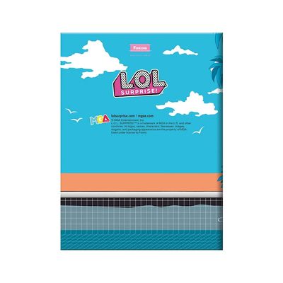 Caderno Foroni Brochura Capa Dura 1/4 LOL 96 Folhas Capas Diversas - Item Sortido