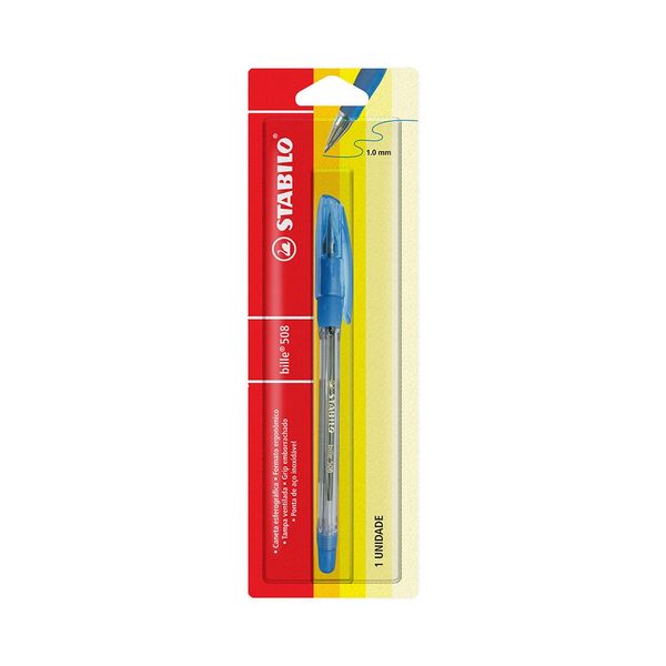 Caneta Esforográfica Stabilo Bille 508 Azul 1.0mm