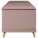 Calçadeira Baú King 195cm Imperial J02 Suede Rosê