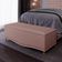 Calçadeira Baú King 195cm Imperial J02 Suede Rosê