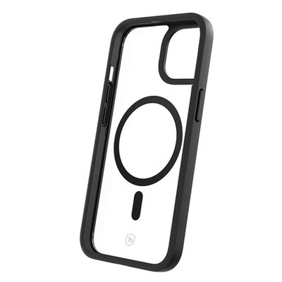Kit Capa Magsafe Preta e Pelicula Dual Glass Preta para iPhone 12 - Gshield