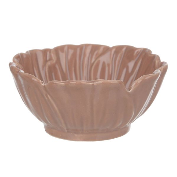 Bowl Petisqueira Cerâmica Flor Arte Pétalas Rosa Antigo 10,2x10,2x4,5cm Bowl Petisqueira Cerâmica Flor Arte Pétalas Rosa Antigo 10,2x10,2x4,5cm
