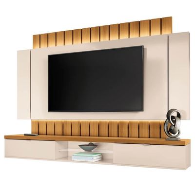 Painel Para Suspenso 70 Pol. Illuna H01 Off White-cinamomo - Mpozenato