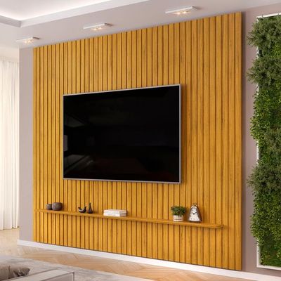 Painel 75 Pol 275cm Suspenso Ripado Noah D04 Cedro - Mpozenato