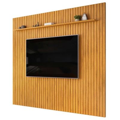 Painel 75 Pol 275cm Suspenso Ripado Noah D04 Cedro - Mpozenato