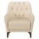 Kit 2 Poltronas Decorativas Para Sala Com Capitonê Pietà M22 Linho Champanhe - Mpozenato