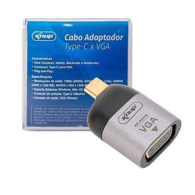 Conversor Tipo C Vga P-celulares Tablets Macbooks Notebooks