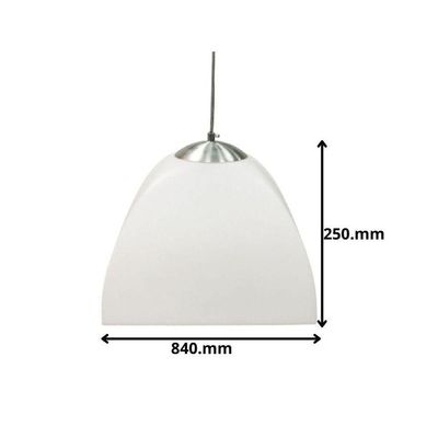 Luminária Pendente Quadrado Japi Jlpq34 - Branco